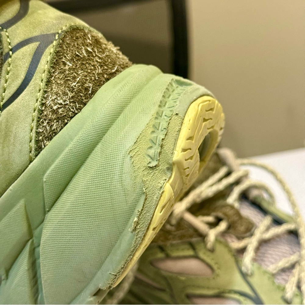 Hoka Green and Gray Athletic Shoes - Picture 8 of 10